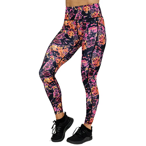 Acid Wash Tie Dye Leggings - Image 3