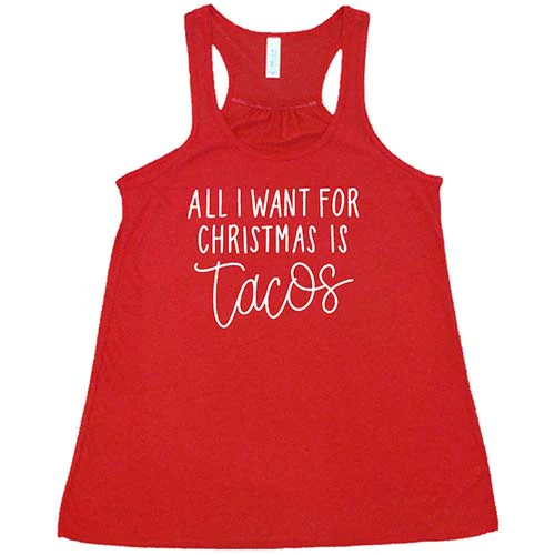 All I Want For Christmas Is Tacos Shirt - Image 5