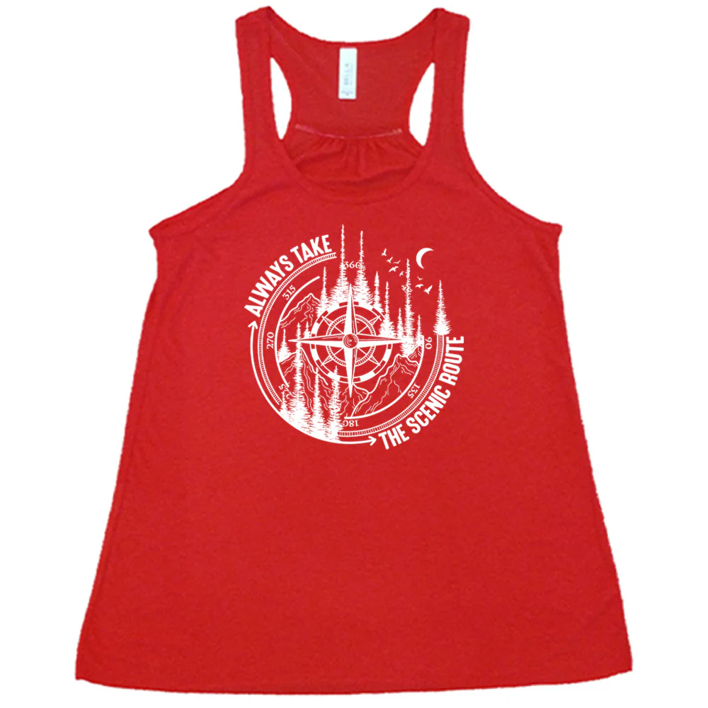 Always Take The Scenic Route Shirt - Image 6