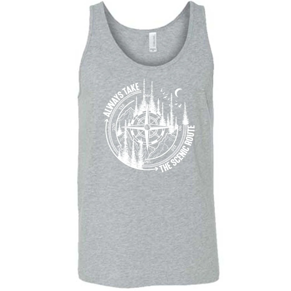 Always Take The Scenic Route Shirt Unisex - Image 6