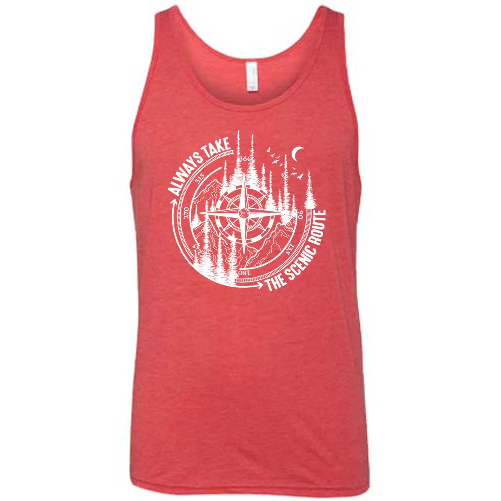 Always Take The Scenic Route Shirt Unisex - Image 8