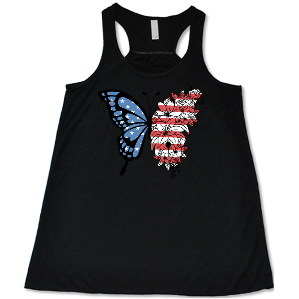 American Flag Butterfly Shirt - Image 3