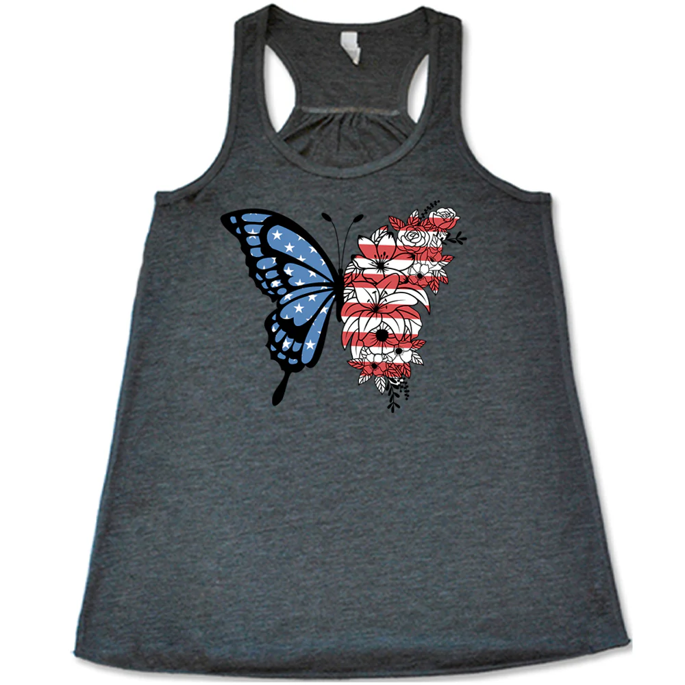 American Flag Butterfly Shirt - Image 4