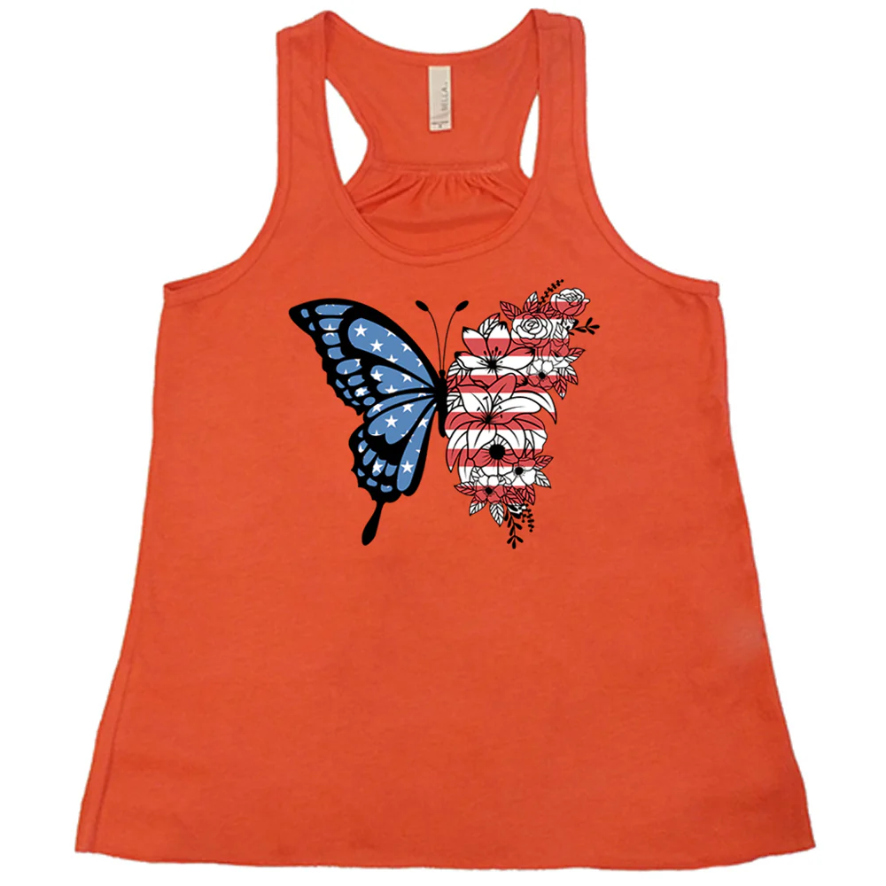 American Flag Butterfly Shirt - Image 5