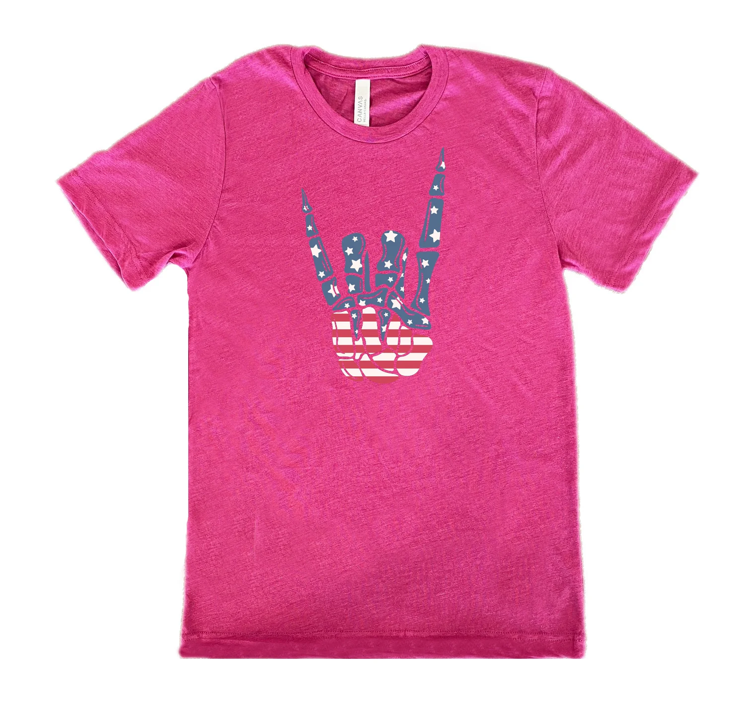American Flag Skeleton Hand Shirt Unisex - Image 10