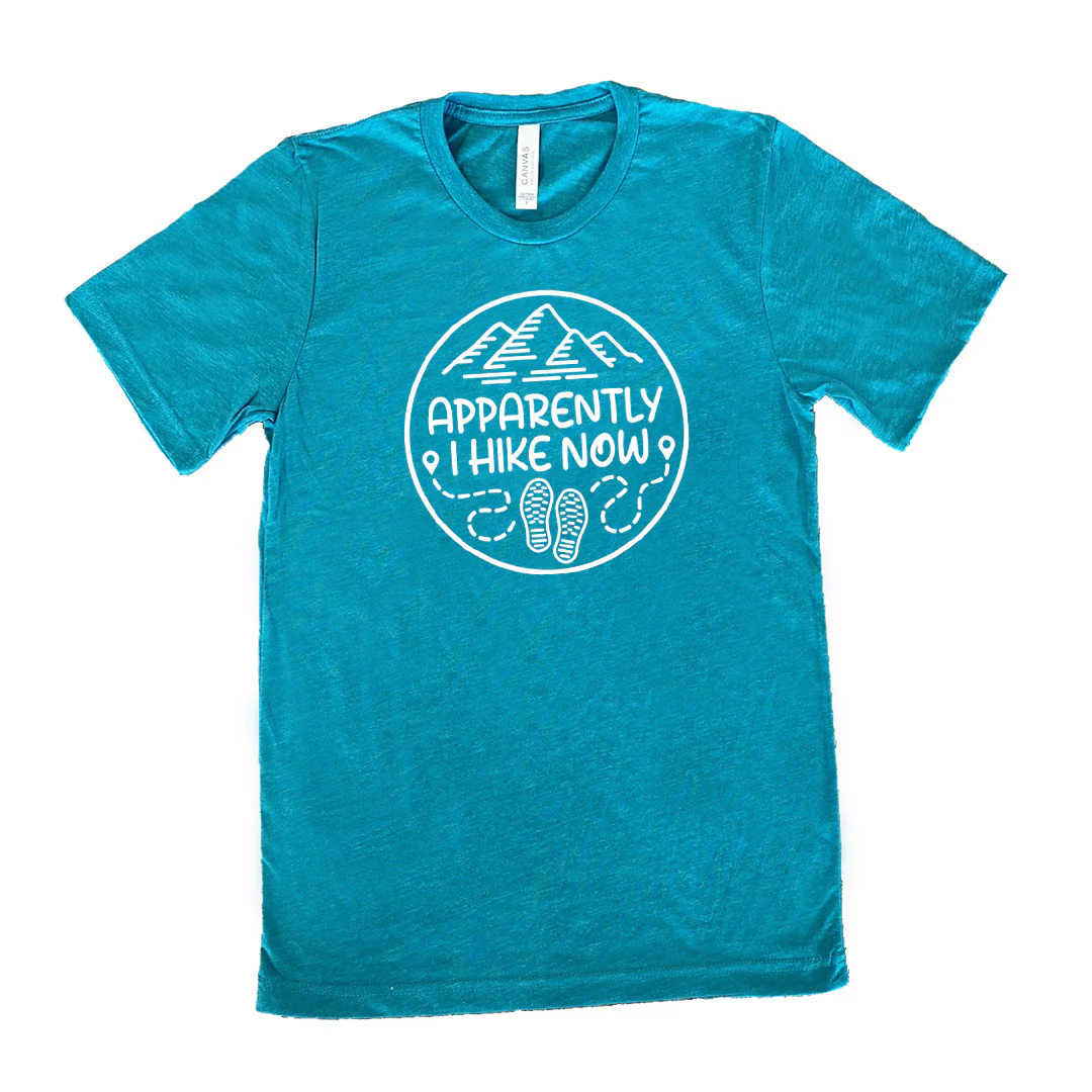 Apparently I Hike Now Shirt Unisex - Image 11