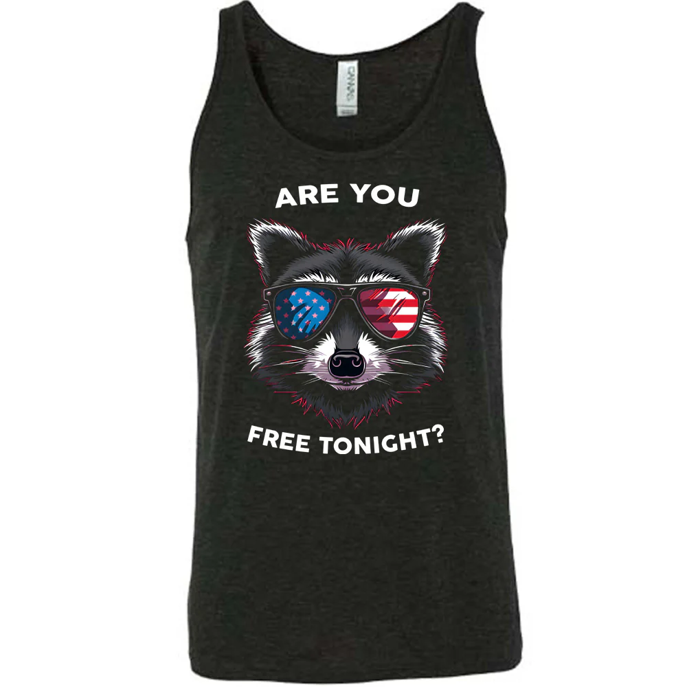 Are You Free Tonight Raccoon Shirt Unisex - Image 4