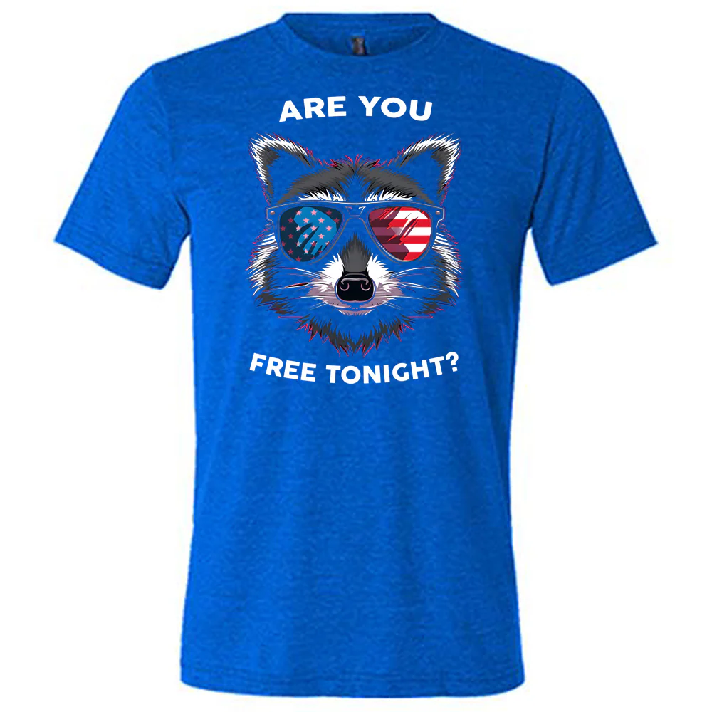 Are You Free Tonight Raccoon Shirt Unisex - Image 5