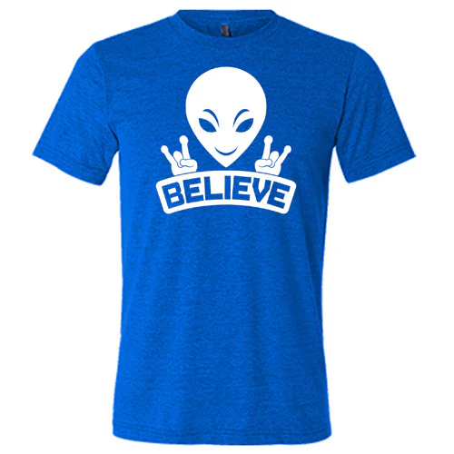 Alien Believe Shirt Unisex - Image 3
