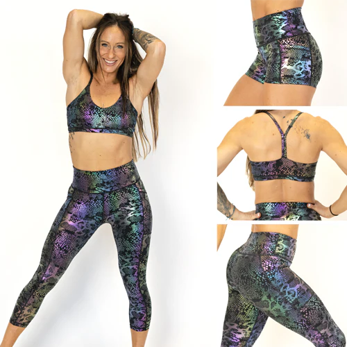 Glisten Here Leggings | Black - Image 4
