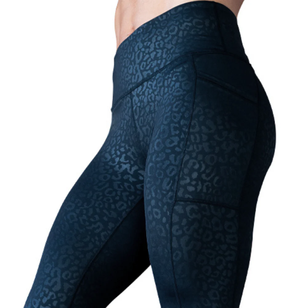 Black Leopard Leggings - Image 11