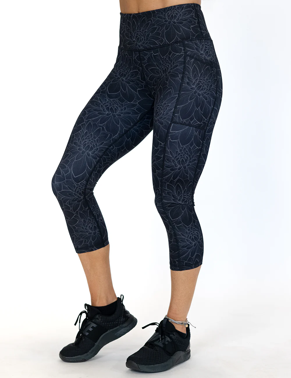 Lotus Leggings | Black - Image 3
