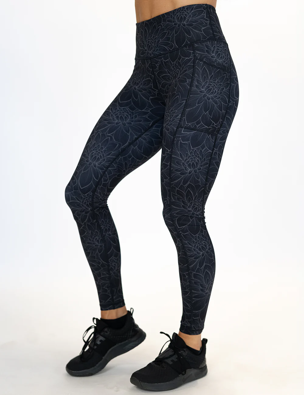 Lotus Leggings | Black - Image 4