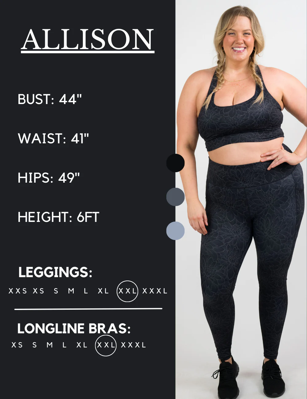 Lotus Leggings | Black - Image 6