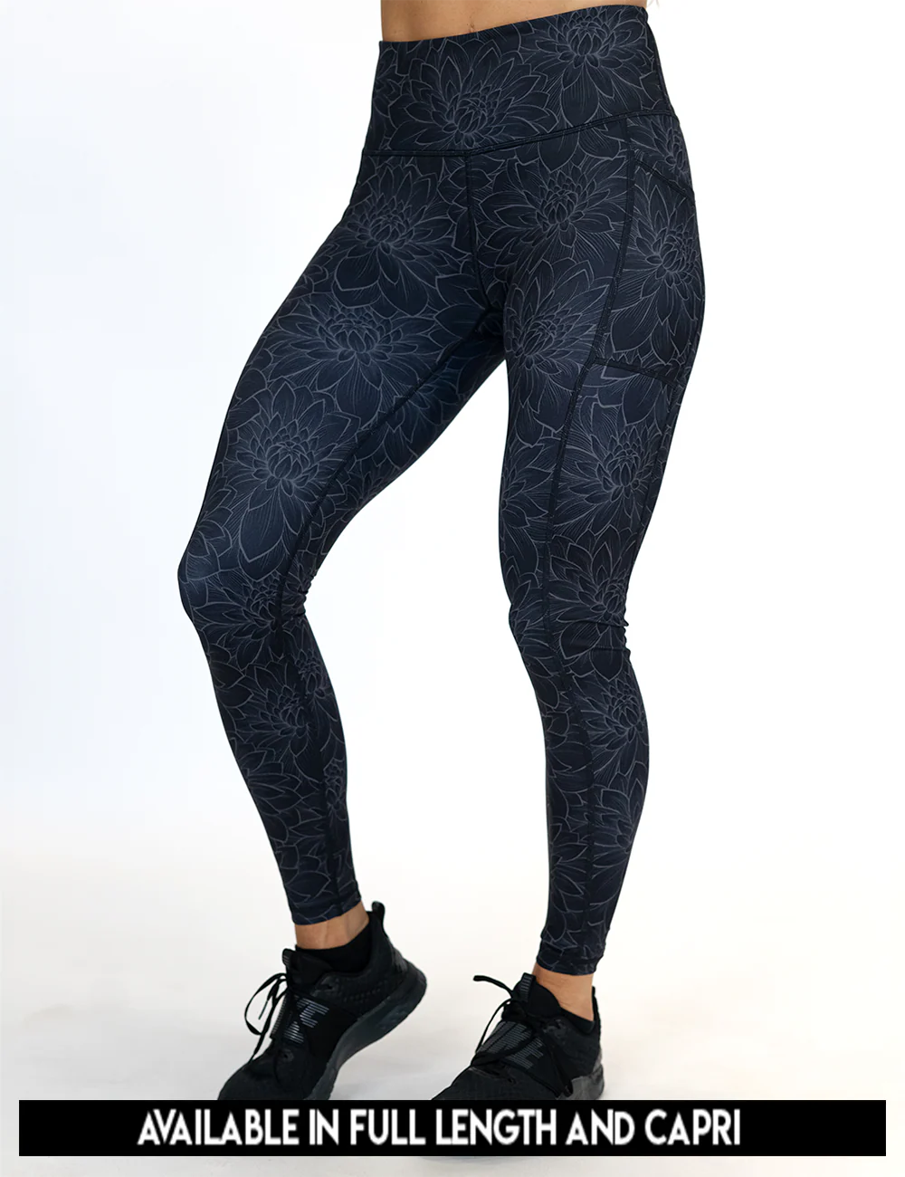 Lotus Leggings | Black - Image 9