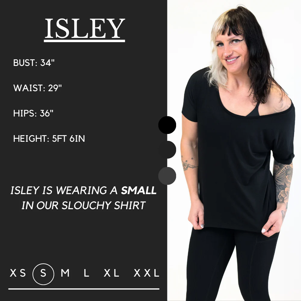 Black Slouchy Tee - Image 3