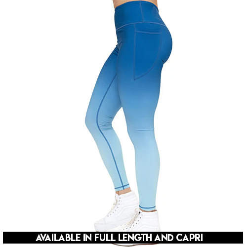Blue Ombre Leggings - Image 3
