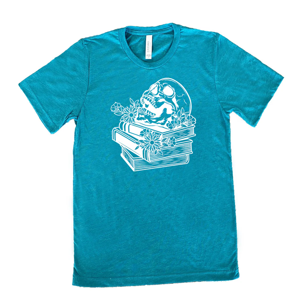 Books With Skull Shirt Unisex - Image 10