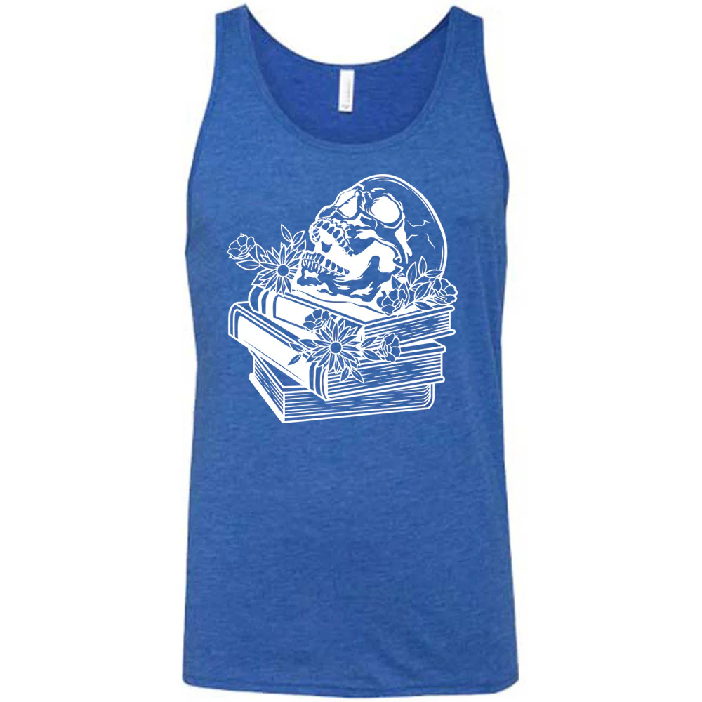 Books With Skull Shirt Unisex - Image 4