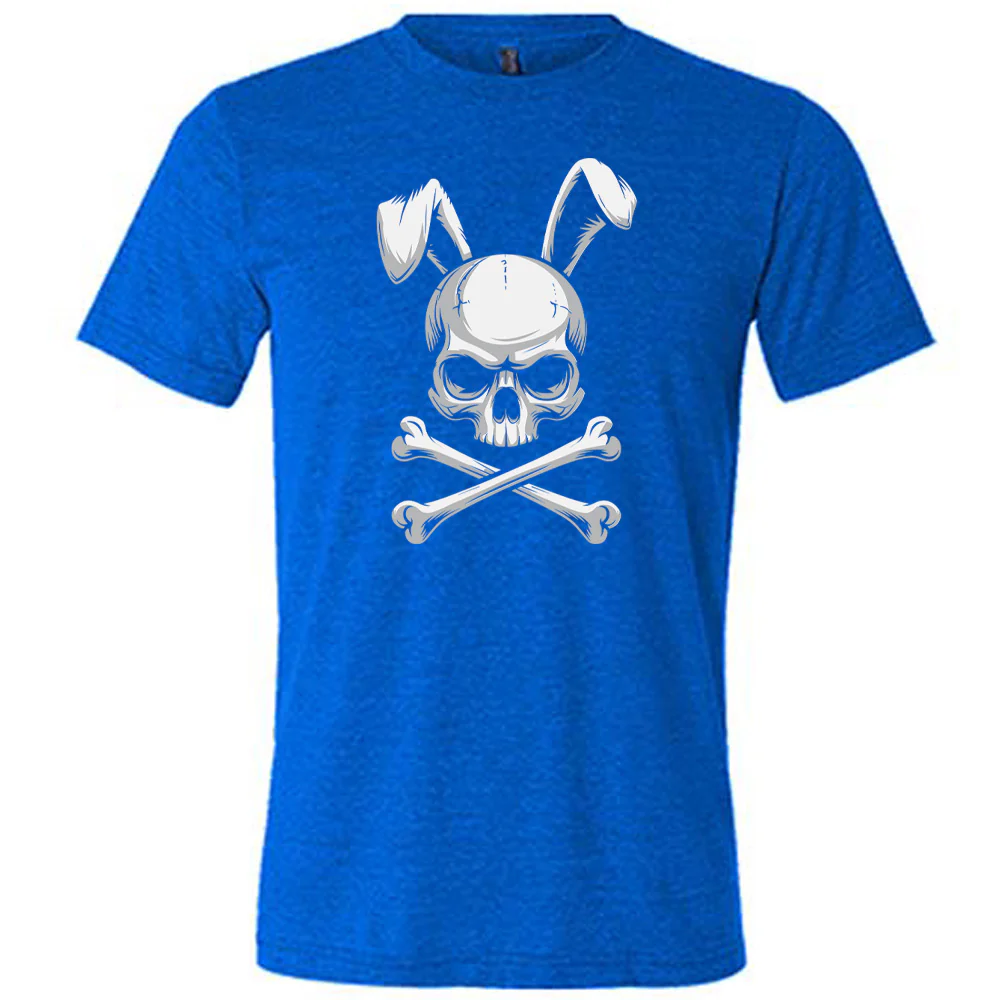 Bunny Crossbones - Black Unisex Tee - TikTok - Image 3