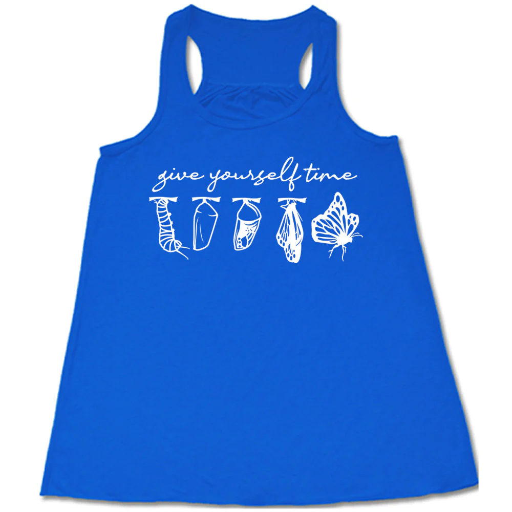 Butterfly Life Cycle Give Yourself Time Shirt - Image 3