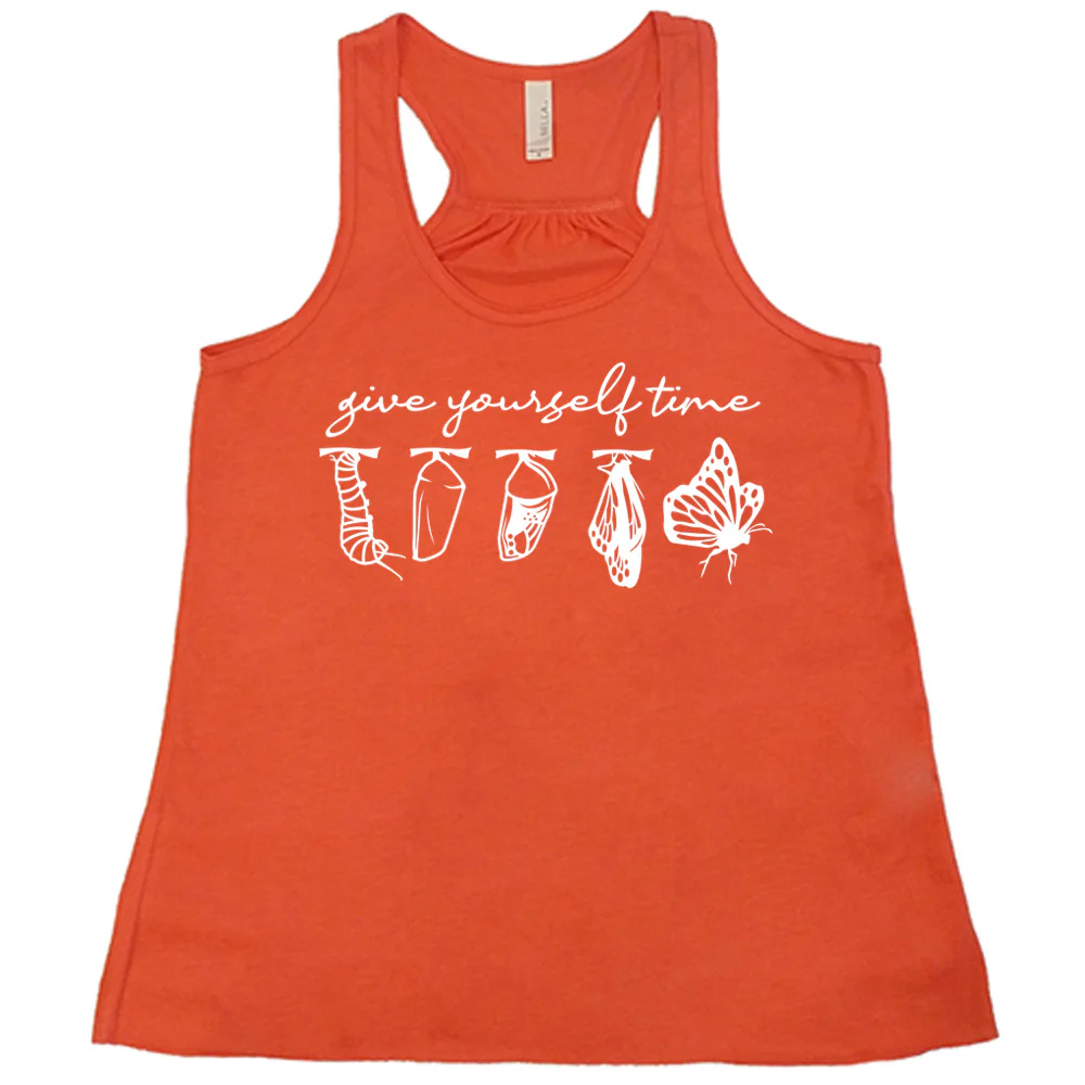Butterfly Life Cycle Give Yourself Time Shirt - Image 4