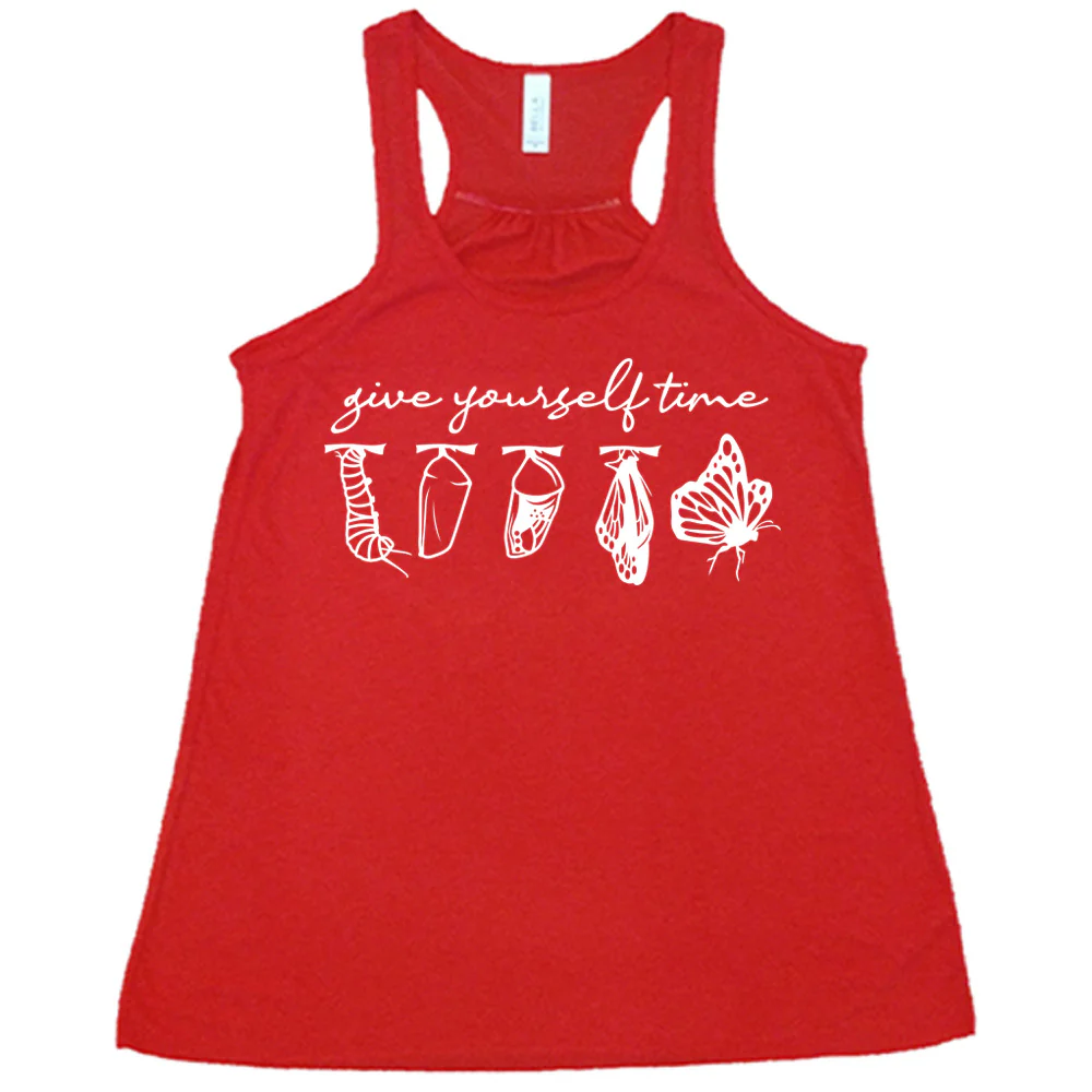 Butterfly Life Cycle Give Yourself Time Shirt - Image 5