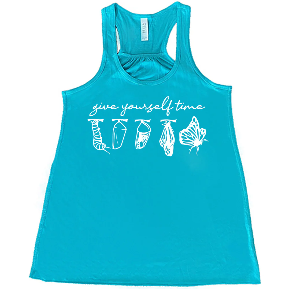 Butterfly Life Cycle Give Yourself Time Shirt - Image 6