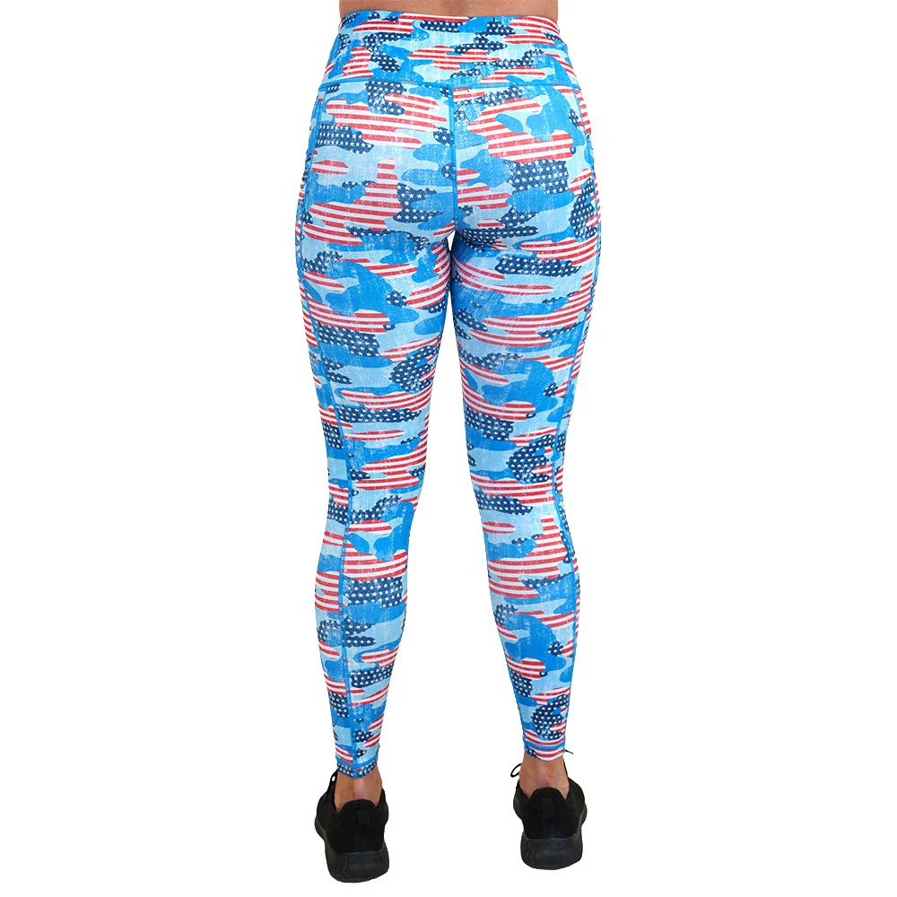 Camo Flag Leggings - Image 4