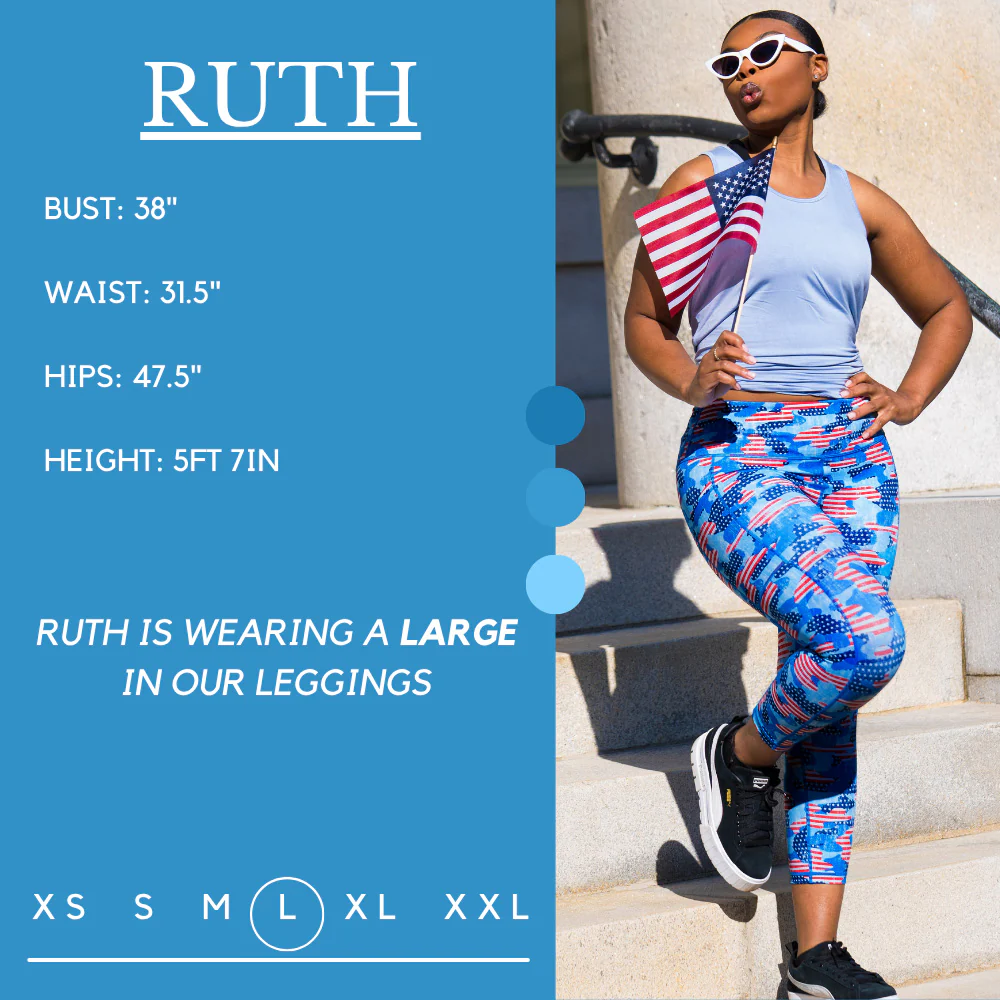 Camo Flag Leggings - Image 5