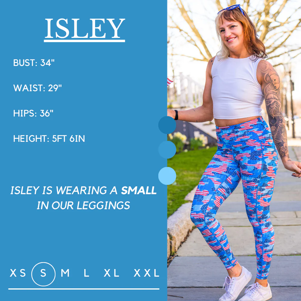Camo Flag Leggings - Image 6