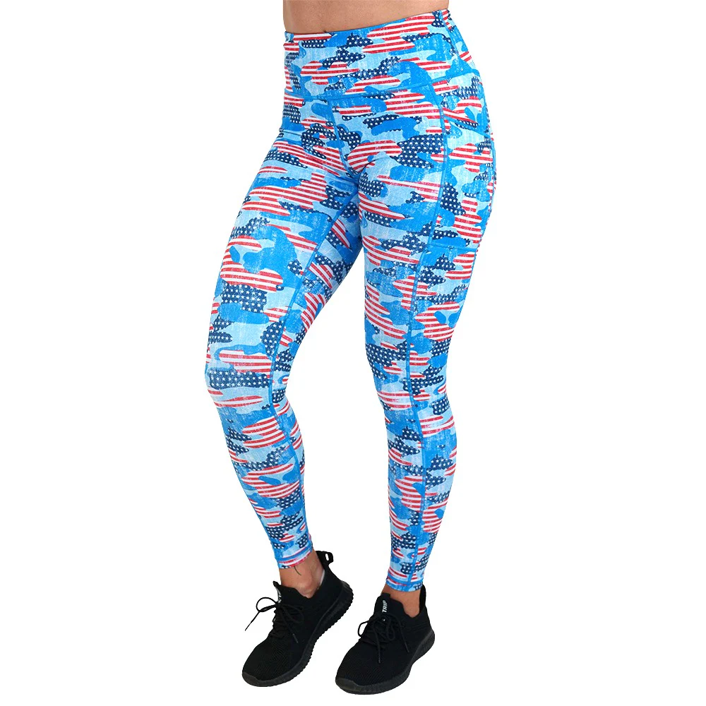 Camo Flag Leggings - Image 7