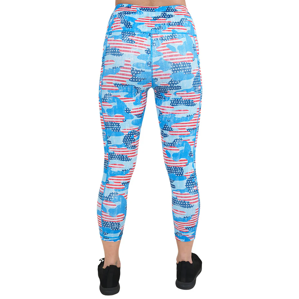 Camo Flag Leggings - Image 8