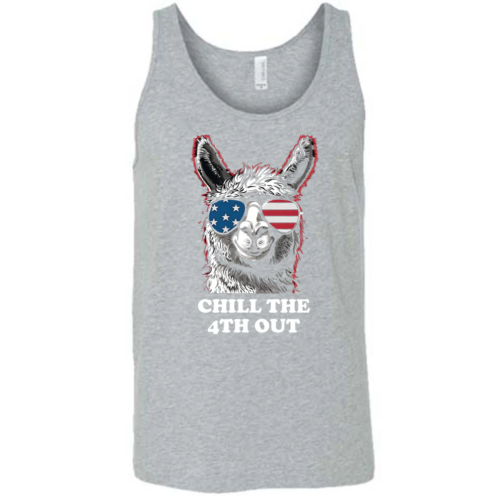 Chill The 4th Out Llama Shirt Unisex - Image 8