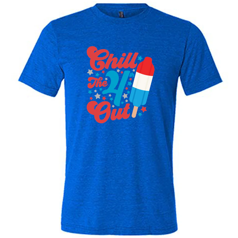 Chill The 4th Out Popsicle Shirt Unisex - Image 3