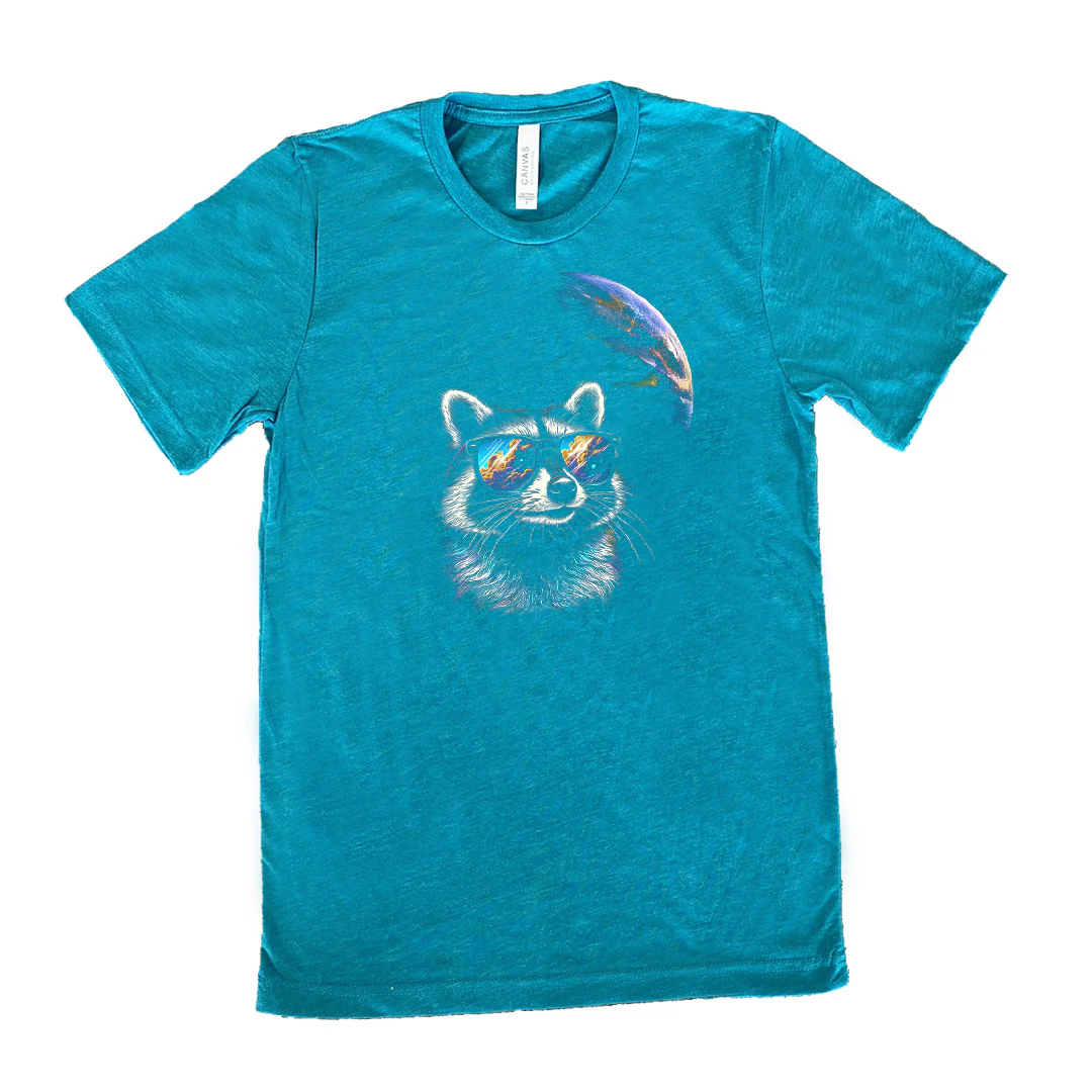 Cosmic Raccoon Shirt Unisex - Image 11