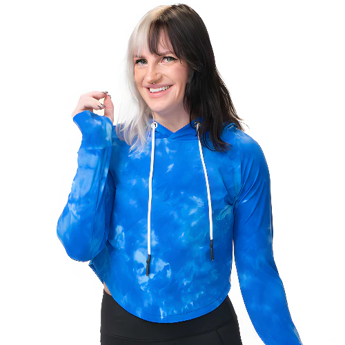 Cream of the Crop Hoodie | Tie Dye | Ocean Waves - Image 4