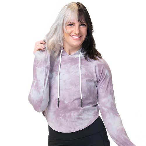 Cream of the Crop Hoodie | Tie Dye | Purple Breeze - Image 4