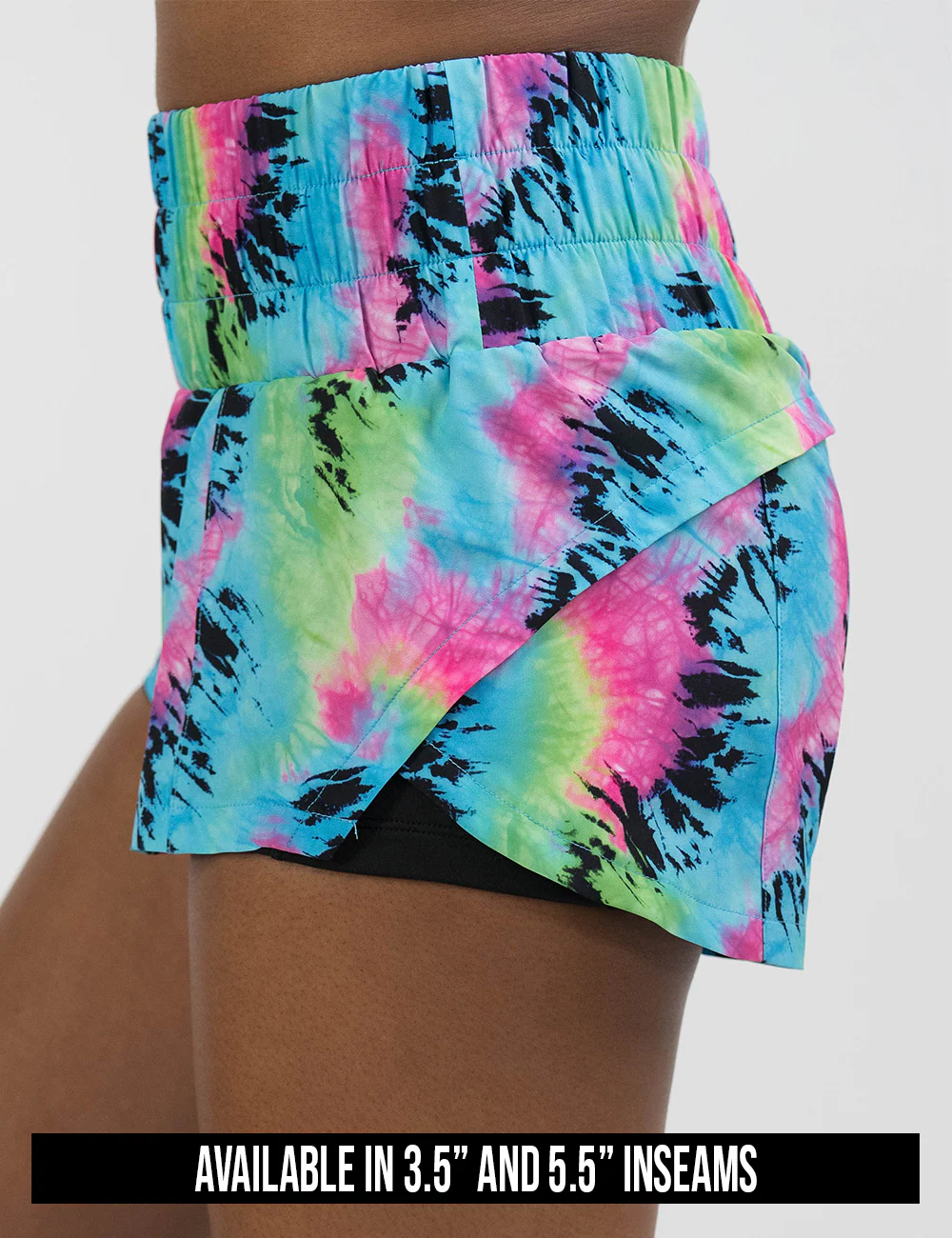 Day Dream Shorts | Fluorescent Tie Dye - Image 8