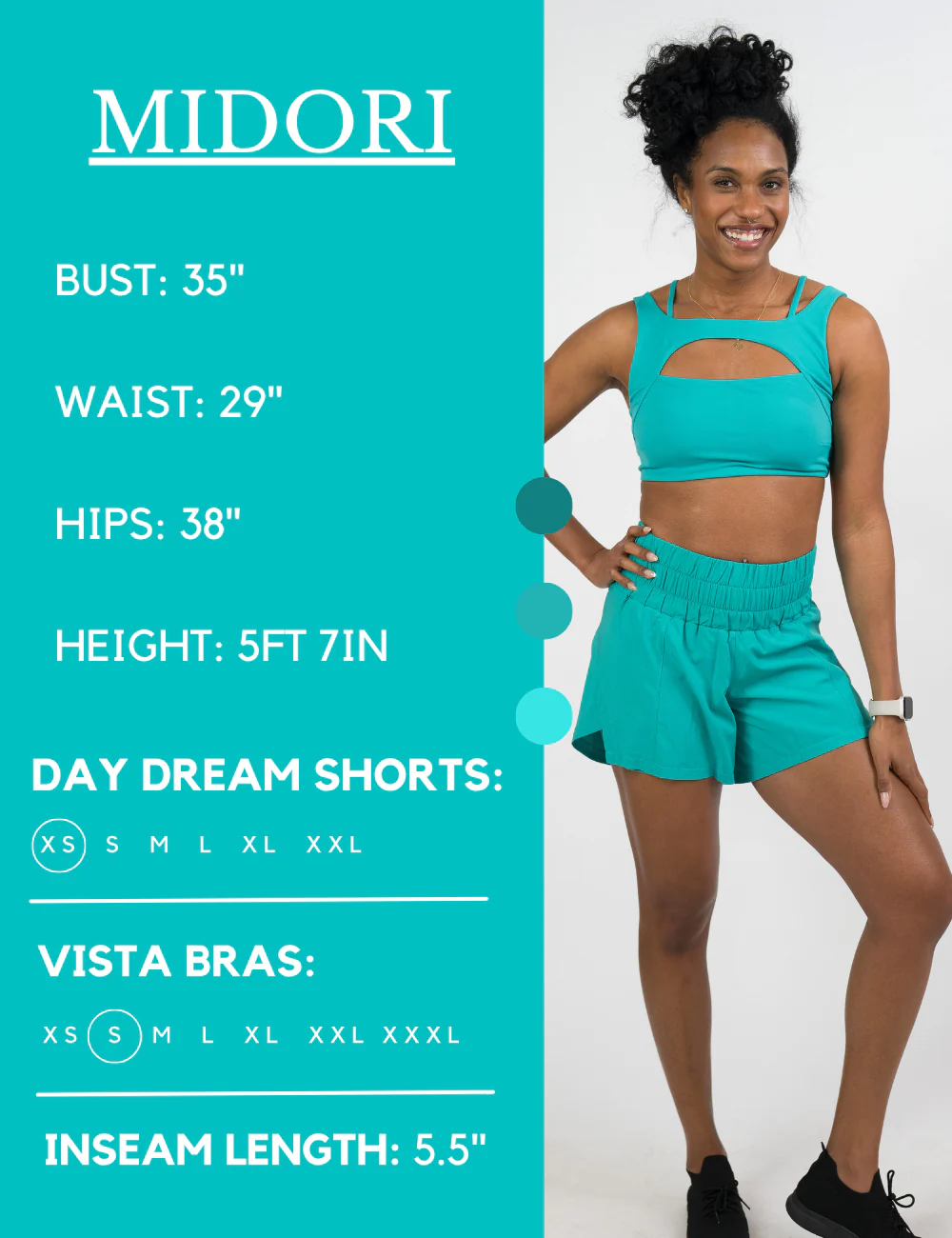 Day Dream Shorts | Lagoon - Image 4
