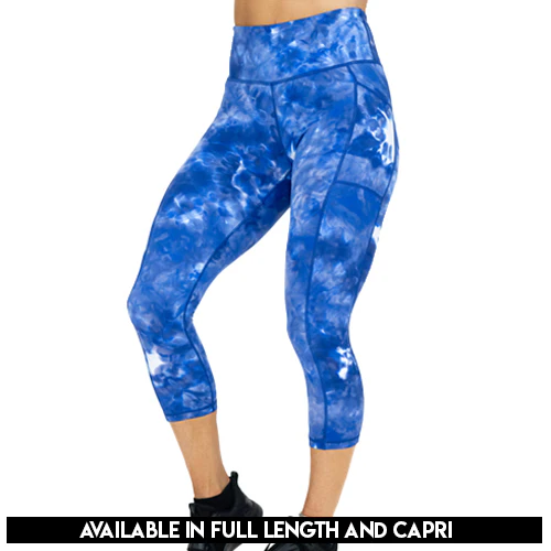 Dye Hard Leggings | Blue - Image 3