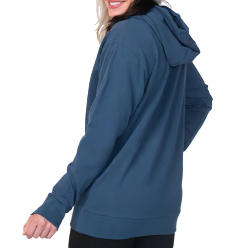 Embossed Hoodie | Navy - Image 3
