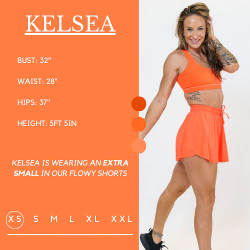 Flowy Shorts | Neon Orange - Image 5