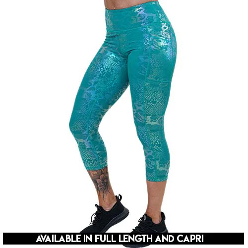 Glisten Here Leggings | Jade - Image 3