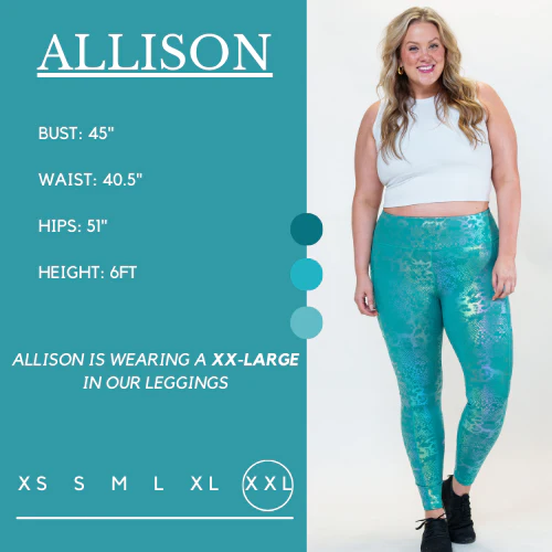 Glisten Here Leggings | Jade - Image 4