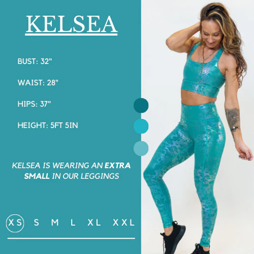 Glisten Here Leggings | Jade - Image 5