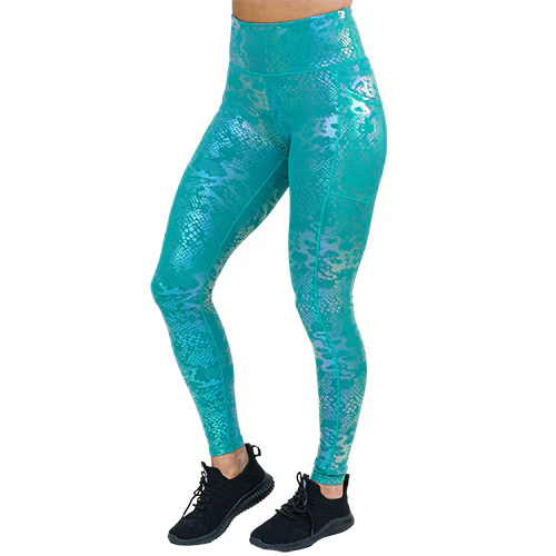 Glisten Here Leggings | Jade - Image 8