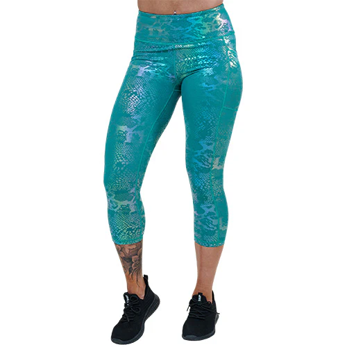 Glisten Here Leggings | Jade - Image 9