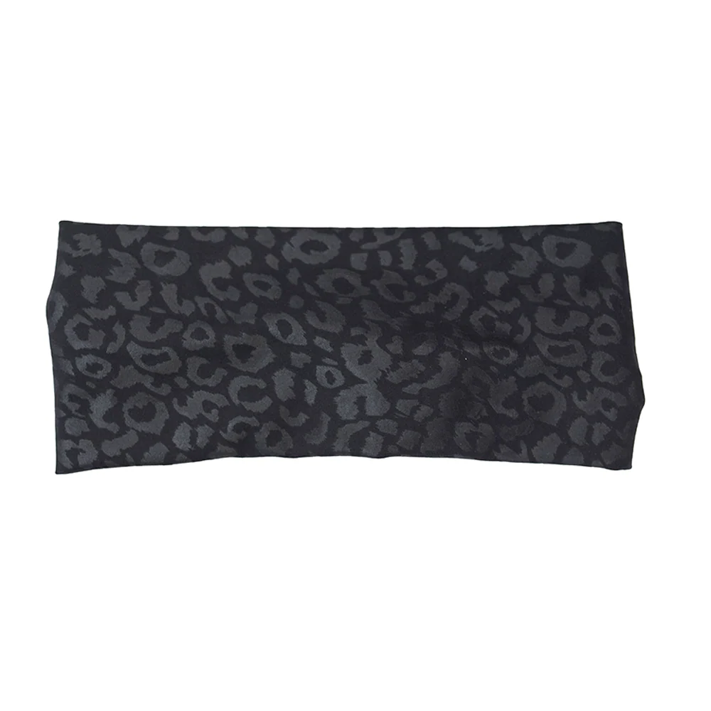 Headband - Black Leopard