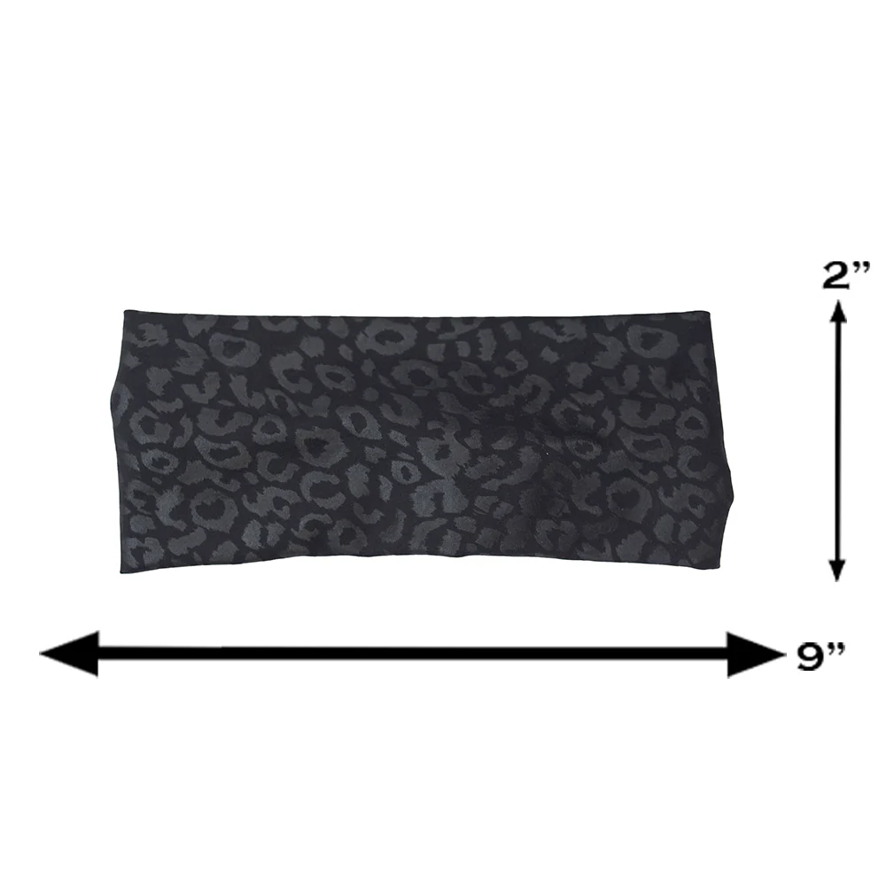Headband - Black Leopard - Image 3